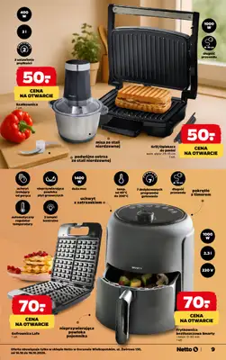 Netto - gazetka promocyjna Gorzów Wielkopolski - Wielkie otwarcie już w czwartek 16.10 od czwartku 16.10 do soboty 18.10 - strona 9