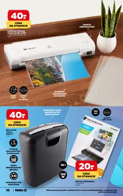 Netto - gazetka promocyjna Gorzów Wielkopolski - Wielkie otwarcie już w czwartek 16.10 od czwartku 16.10 do soboty 18.10 - strona 10