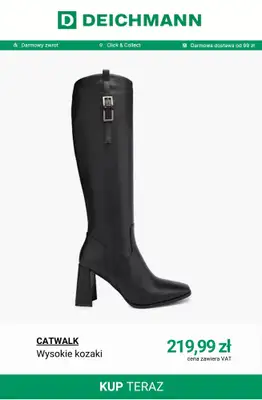 Deichmann - gazetka promocyjna Kozaki damskie od środy 15.10  - strona 2