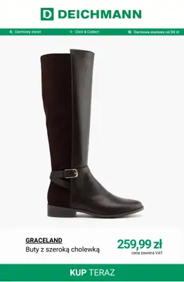 Deichmann - gazetka promocyjna Kozaki damskie od środy 15.10  - strona 11
