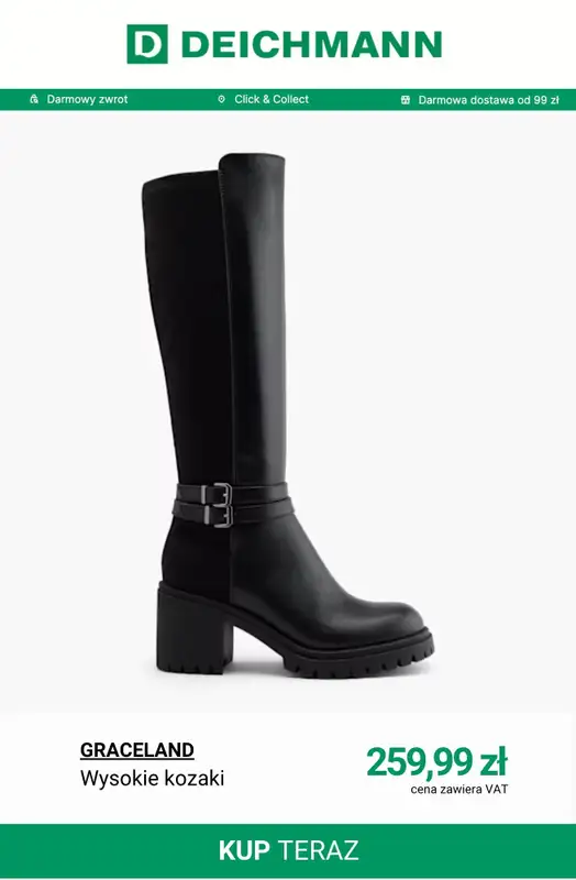 Deichmann - gazetka promocyjna Kozaki damskie   - strona 3