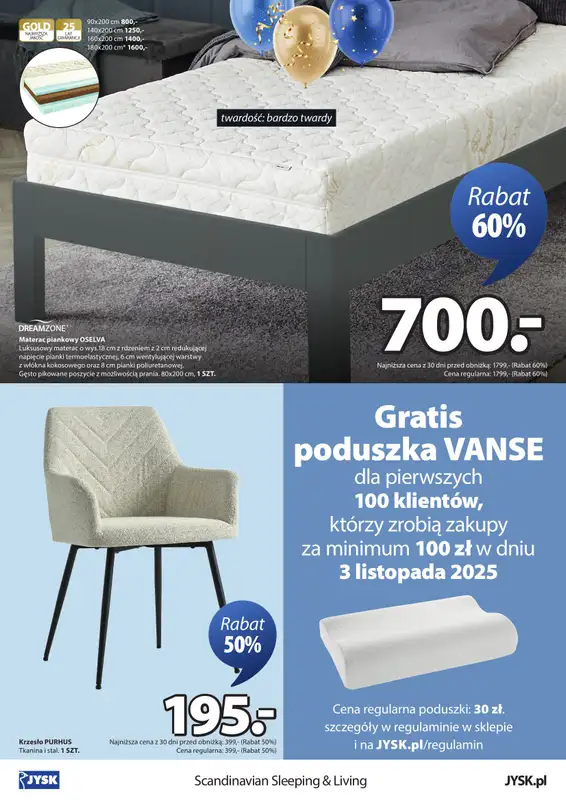 Jysk - gazetka promocyjna GRUDZIĄDZ: Wielkie Otwarcie JYSK! Już 03.11! od poniedziałku 03.11 do poniedziałku 10.11 - strona 2