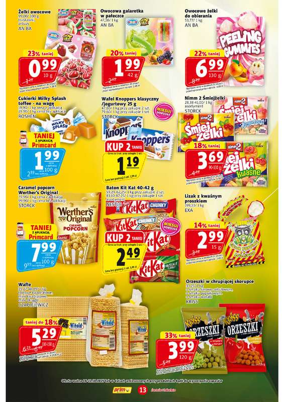 Prim Market - gazetka promocyjna Gazetka od czwartku 16.10 do środy 22.10 - strona 13