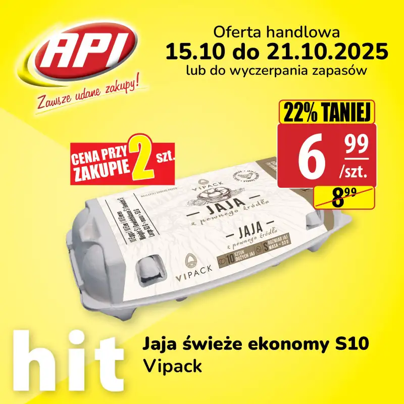 API Market - gazetka promocyjna Plakaty promocyjne od środy 15.10 do wtorku 21.10 - strona 4
