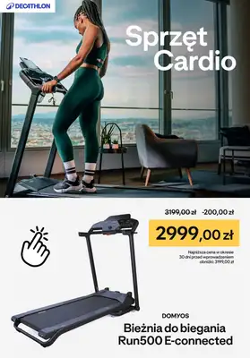 Decathlon - gazetka promocyjna Bieżnie elektryczne do domu od środy 15.10 