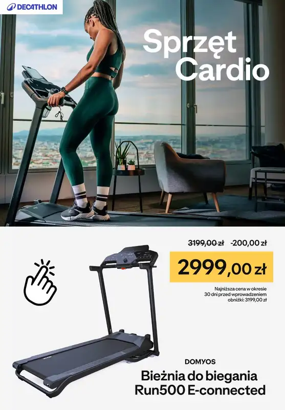 Decathlon - gazetka promocyjna Bieżnie elektryczne do domu  