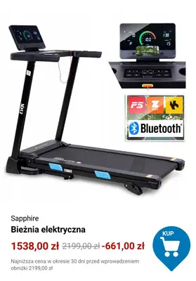 Decathlon - gazetka promocyjna Bieżnie elektryczne do domu od środy 15.10  - strona 6