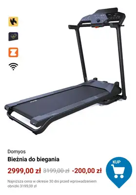 Decathlon - gazetka promocyjna Bieżnie elektryczne do domu od środy 15.10  - strona 8