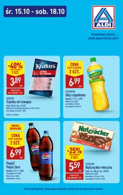 Aldi - gazetka promocyjna Najlepsze promocje w Aldi! od środy 15.10 do soboty 18.10 - strona 3