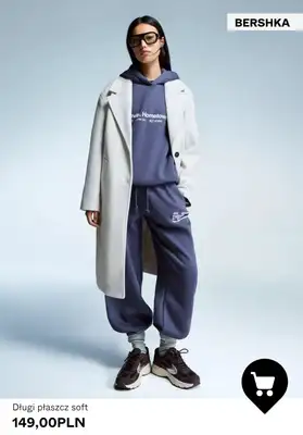 Bershka - gazetka promocyjna Płaszcze damskie od środy 15.10  - strona 5