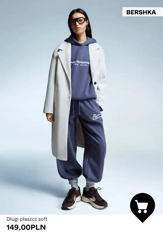 Bershka - gazetka promocyjna Płaszcze damskie od środy 15.10  - strona 5