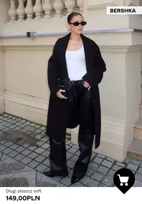 Bershka - gazetka promocyjna Płaszcze damskie od środy 15.10  - strona 3