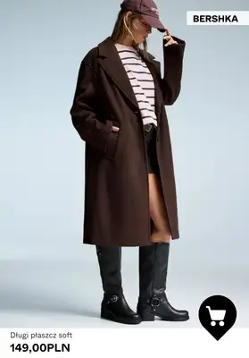 Bershka - gazetka promocyjna Płaszcze damskie od środy 15.10  - strona 2