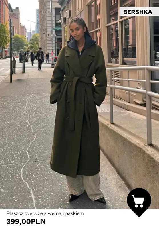 Bershka - gazetka promocyjna Płaszcze damskie od środy 15.10  - strona 9