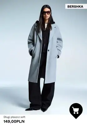 Bershka - gazetka promocyjna Płaszcze damskie od środy 15.10  - strona 4