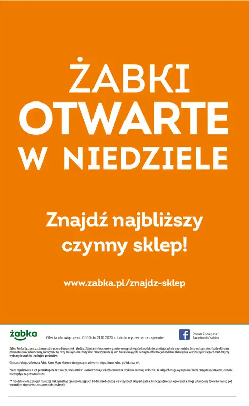 Żabka - gazetka promocyjna Gazetka Spożywcza od środy 08.10 do wtorku 21.10 - strona 18