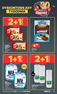 Netto - gazetka promocyjna Gazetka Spożywcza od poniedziałku 13.10 do soboty 18.10 - strona 3