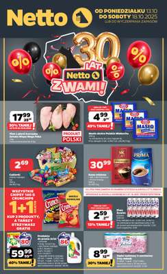 Netto - gazetka promocyjna Gazetka Spożywcza od poniedziałku 13.10 do soboty 18.10