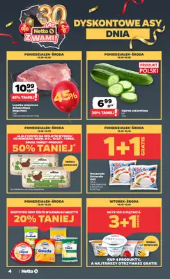Netto - gazetka promocyjna Gazetka Spożywcza od poniedziałku 13.10 do soboty 18.10 - strona 4