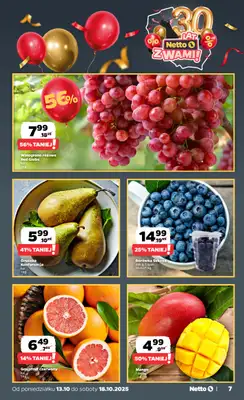 Netto - gazetka promocyjna Gazetka Spożywcza od poniedziałku 13.10 do soboty 18.10 - strona 7