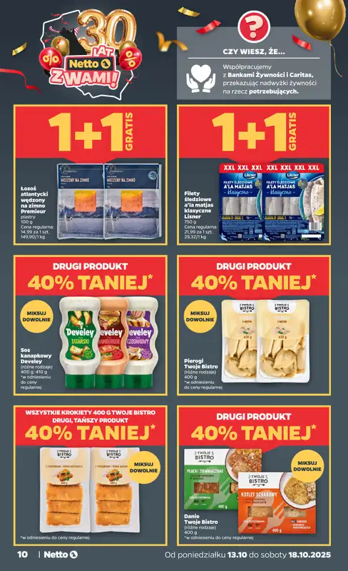Netto - gazetka promocyjna Gazetka Spożywcza od poniedziałku 13.10 do soboty 18.10 - strona 10