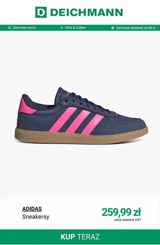 Deichmann - gazetka promocyjna Buty Adidas w atrakcyjnych cenach   - strona 2