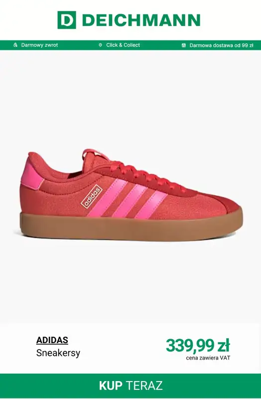 Deichmann - gazetka promocyjna Buty Adidas w atrakcyjnych cenach   - strona 3