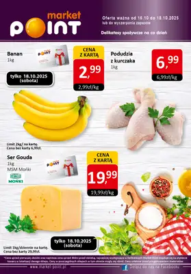 Market Point - gazetka promocyjna Gazetka od czwartku 16.10 do soboty 18.10