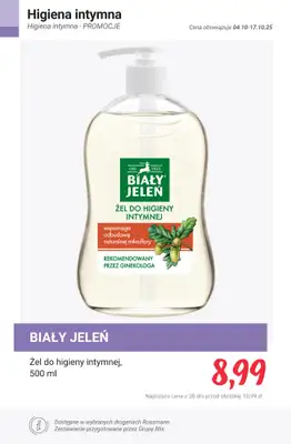 Rossmann - gazetka promocyjna Higiena intymna - PROMOCJE od środy 15.10 do piątku 17.10 - strona 15