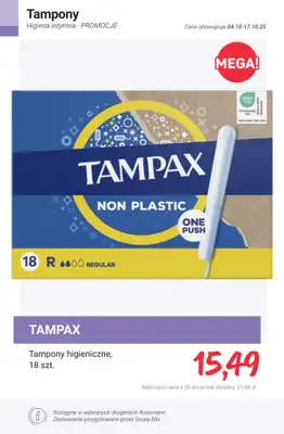 Rossmann - gazetka promocyjna Higiena intymna - PROMOCJE od środy 15.10 do piątku 17.10 - strona 6