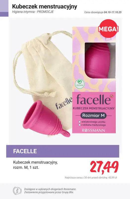 Rossmann - gazetka promocyjna Higiena intymna - PROMOCJE od środy 15.10 do piątku 17.10 - strona 11