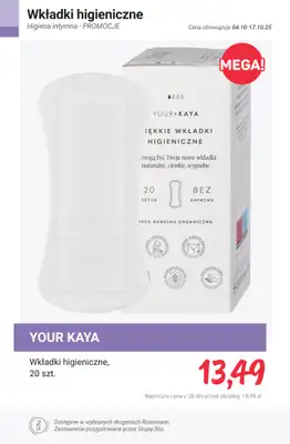 Rossmann - gazetka promocyjna Higiena intymna - PROMOCJE od środy 15.10 do piątku 17.10 - strona 8