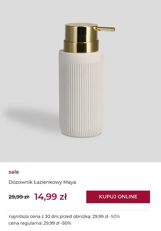 home&you - gazetka promocyjna SALE: Łazienka od środy 15.10 do wtorku 21.10 - strona 9