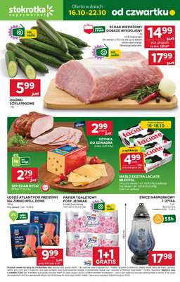 Stokrotka - gazetka promocyjna Gazetka Supermarket od czwartku 16.10 do środy 22.10