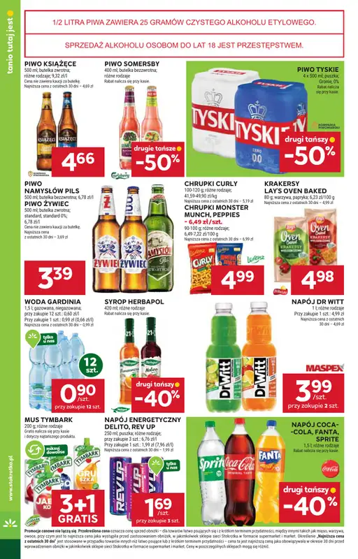 Stokrotka - gazetka promocyjna Gazetka Supermarket od czwartku 16.10 do środy 22.10 - strona 34