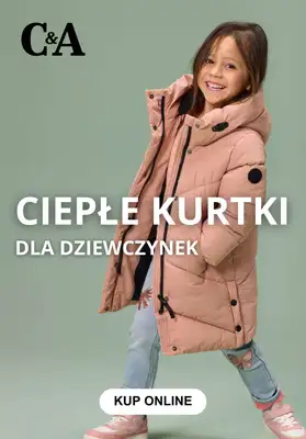 C&A - gazetka promocyjna Ciepłe kurtki dla dziewczynek od środy 15.10 do środy 22.10