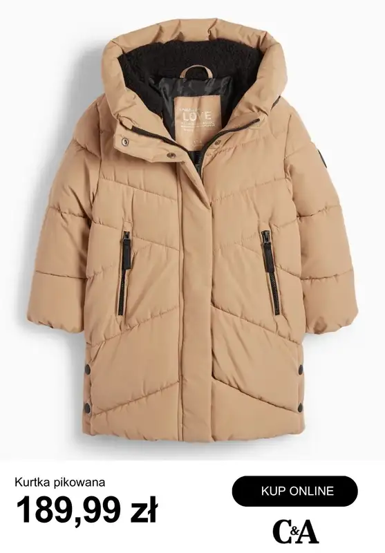 C&A - gazetka promocyjna Ciepłe kurtki dla dziewczynek od środy 15.10 do środy 22.10 - strona 7