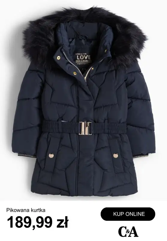 C&A - gazetka promocyjna Ciepłe kurtki dla dziewczynek od środy 15.10 do środy 22.10 - strona 5