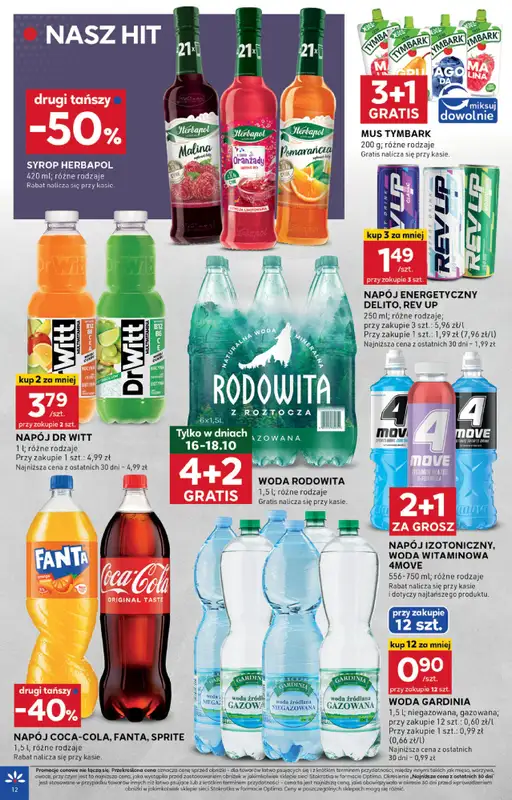 Stokrotka - gazetka promocyjna Gazetka Optima od czwartku 16.10 do środy 22.10 - strona 12