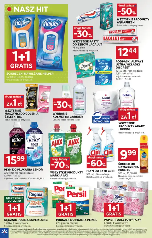 Stokrotka - gazetka promocyjna Gazetka Optima od czwartku 16.10 do środy 22.10 - strona 14