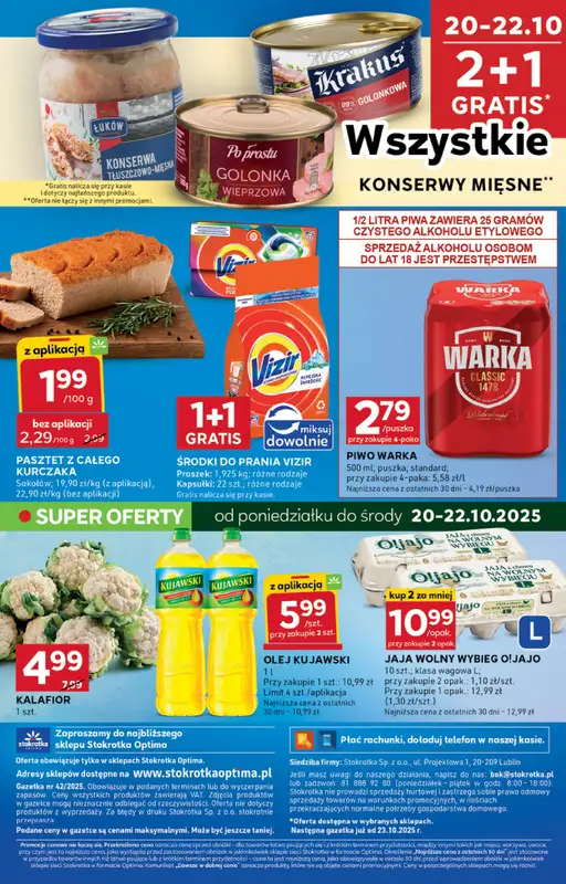 Stokrotka - gazetka promocyjna Gazetka Optima od czwartku 16.10 do środy 22.10 - strona 16