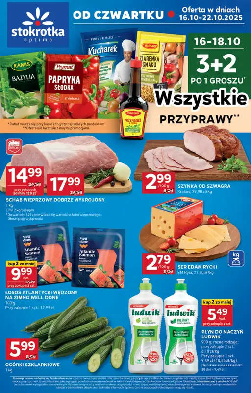 Stokrotka - gazetka promocyjna Gazetka Optima  