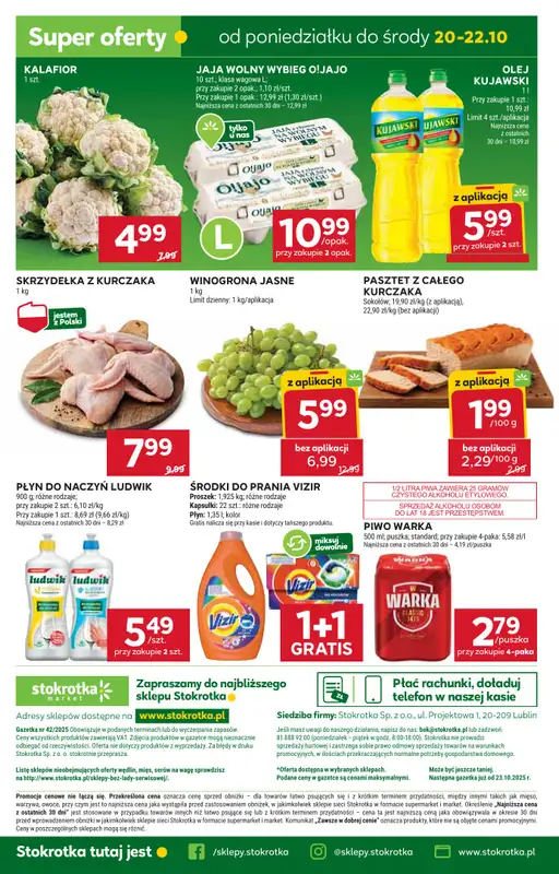 Stokrotka - gazetka promocyjna Gazetka Market od czwartku 16.10 do środy 22.10 - strona 24