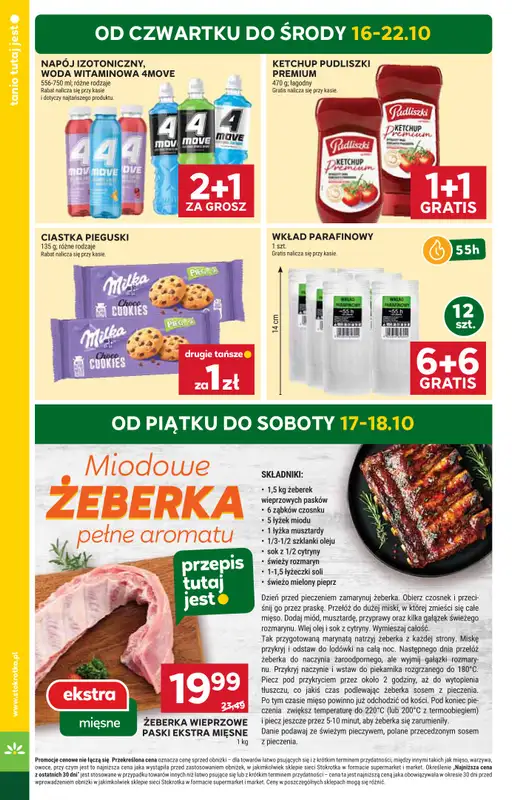 Stokrotka - gazetka promocyjna Gazetka Market od czwartku 16.10 do środy 22.10 - strona 4