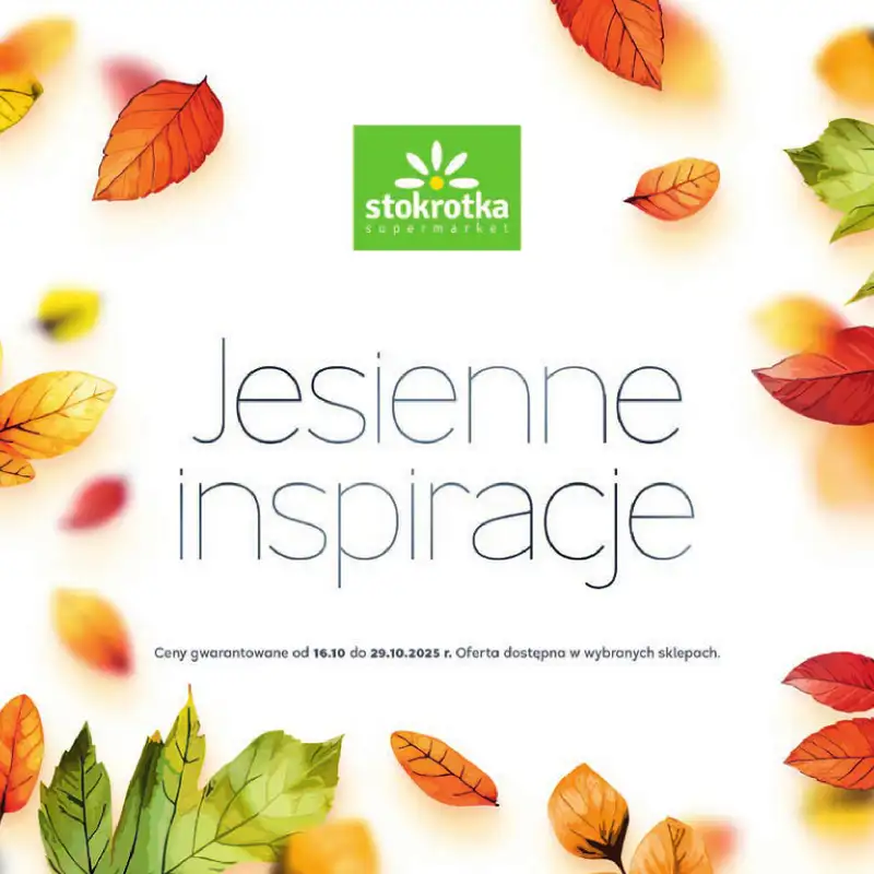 Stokrotka - gazetka promocyjna Katalog Jesienne inspiracje  