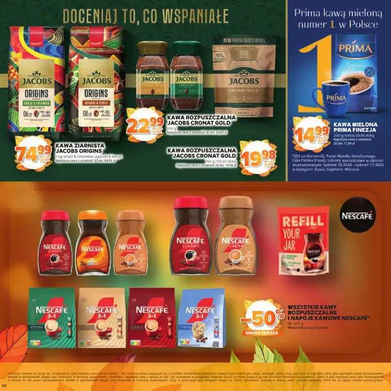 Stokrotka - gazetka promocyjna Katalog Jesienne inspiracje  do środy 29.10 - strona 20