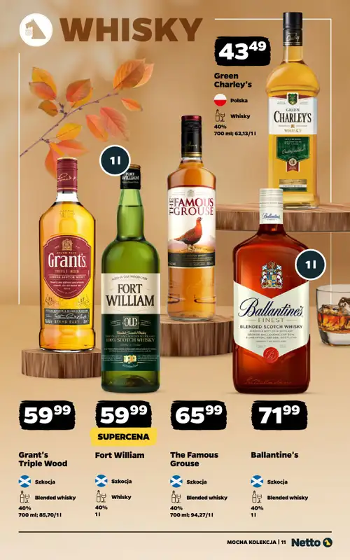 Netto - gazetka promocyjna Mocna Kolekcja - Alkohole Mocne od środy 15.10 do soboty 25.10 - strona 11