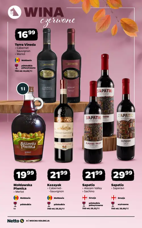 Netto - gazetka promocyjna Mocna Kolekcja - Wina  do soboty 25.10 - strona 8