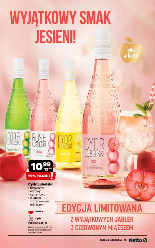 Netto - gazetka promocyjna Mocna Kolekcja - Wina od środy 15.10 do soboty 25.10 - strona 13
