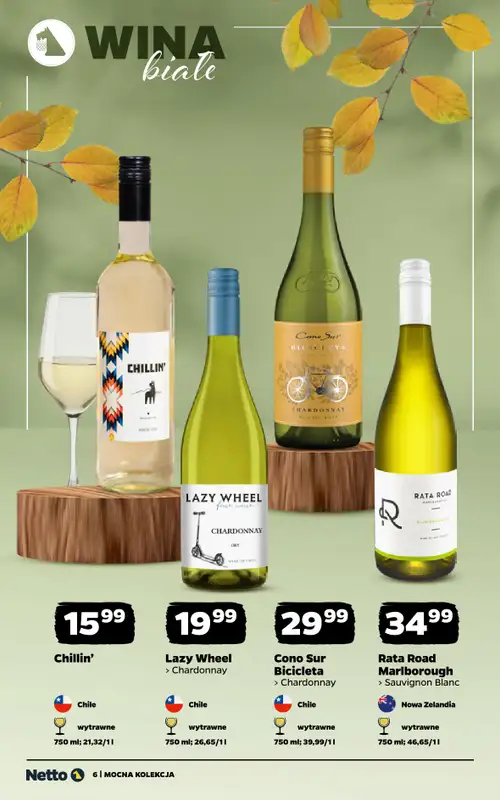 Netto - gazetka promocyjna Mocna Kolekcja - Wina od środy 15.10 do soboty 25.10 - strona 6